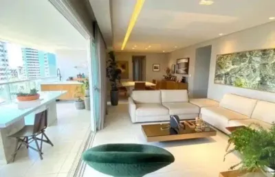 Apartamento na barra para venda com 4 suítes e 5 banheiros com infraestrutura no morro ipiranga