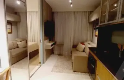 Apartamento para locação com 1 quarto mobiliado no caminho das árvores no hause espatódia próximo av. tancredo neves