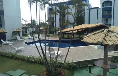 Apartamento reformado mobiliado para venda no condomínio praias do atlântico
