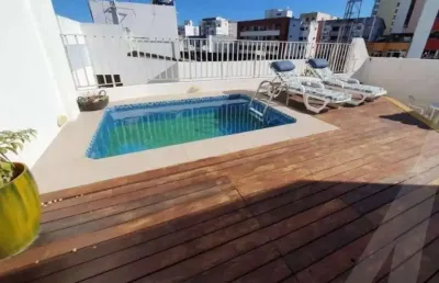 Apartamento cobertura com piscina privativa e área gourmet para venda no rio vermelho 3 vagas de garagens na rua bicuiba