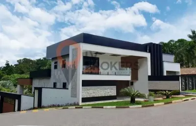 Mansão dos sonhos no condominio arujazinho iii em aruja 4 suites master planejados luxo e conforto