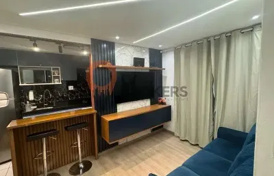 Apartamento à venda em suzano-sp, jardim são luís: 2 quartos, 1 suíte, 2 salas, 2 banheiros e 1 vaga de garagem. confira!