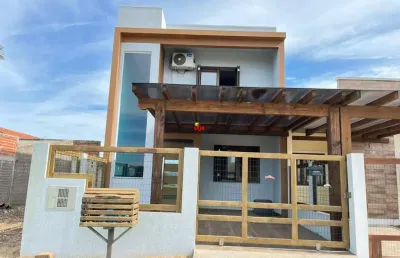Casa à venda em imbé - centro - churrasqueira - semi-mobiliado o conforto de lar a sua espera!