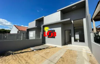 Casa - geminada de 02 dormitórios em nova tramandaí!