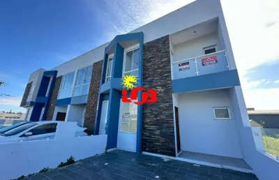 Residência em laje com sacada no centro de imbé - venda