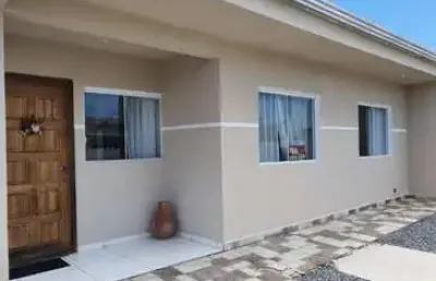 Casa com 2 quartos para alugar na rua vânia, 131, balneário inajá, matinhos, 66 m2