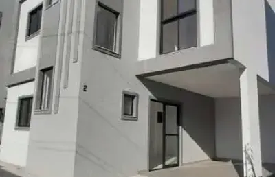 Casa em condomínio fechado com 3 quartos à venda na rua estanislau krowinski, 63, novo mundo, curitiba, 134 m2 por r$ 630.000