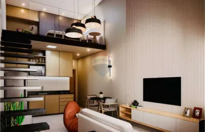 Único - loft com garden - lançamento moderno em são francisco com vaga.