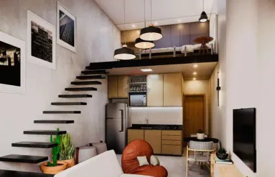 Único - loft com garden - lançamento moderno em são francisco.