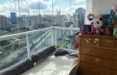 Apartamento com 1 quartos à venda em brooklin paulista - sp