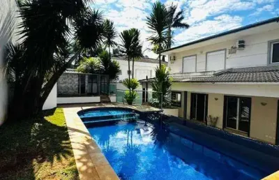 Casa com 5 dormitórios para alugar, 570 m² por r$ 21.000,00 - tamboré - santana de parnaíba/sp