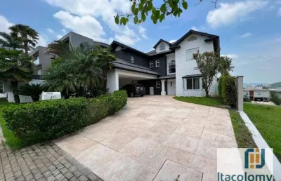 Casa com 5 dormitórios à venda, 480 m² por r$ 5.600.000,00 - tamboré - santana de parnaíba/sp