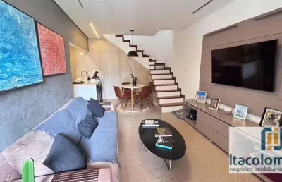 Cobertura duplex para venda e locação no bougainville, alphaville