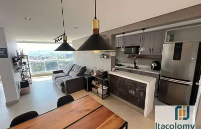 Apartamento mobiliado para locação no wave alphaville