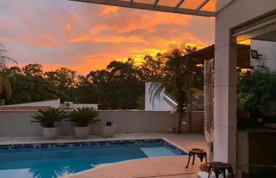 Casa para locação no residencial cinco (alphaville) - santana de parnaíba/sp
