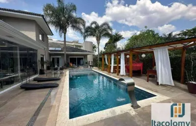 Casa com 5 dormitórios à venda, 800 m² por r$ 15.000.000,00 - residencial tamboré - barueri/sp
