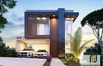 Casa com 3 dormitórios à venda, 272 m² por r$ 2.900.000,00 - new ville - santana de parnaíba/sp