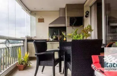 Apartamento com 3 dormitórios à venda, 122 m² por r$ 1.490.000 - tamboré - santana de parnaíba/sp