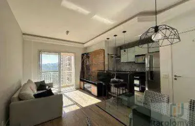 Apartamento com 1 dormitório à venda, 50 m² por r$ 670.000 - empresarial 18 do forte - barueri/sp