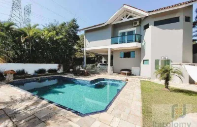 Casa com 4 dormitórios à venda, 475 m² por r$ 3.700.000 - residencial alphaville 12 -  alphaville - santana de parnaíba/sp