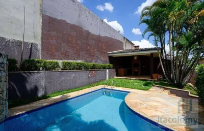 Casa semi-térrea com 4 dormitórios, 384 m² - venda por r$ 2.450.000 ou aluguel por r$ 17.160/mês - alphaville 12 - santana de parnaíba/sp