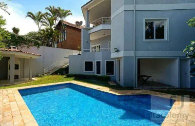 Casa, 530 m² - venda por r$ 3.200.001,00 ou aluguel por r$ 14.000,00/mês - alphaville 06 - santana de parnaíba/sp