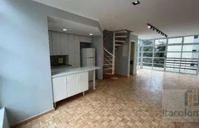 Apartamento duplex com 1 dormitório, 86 m² - venda por r$ 880.000 ou aluguel por r$ 6.950/mês - edifício loft - alphaville industrial barueri/sp
