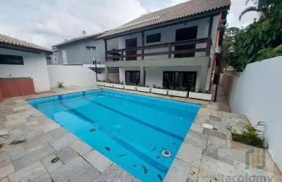 Casa com 3 dormitórios para alugar, 308 m² por r$ 15.775,98/mês - alphaville 06 - santana de parnaíba/sp