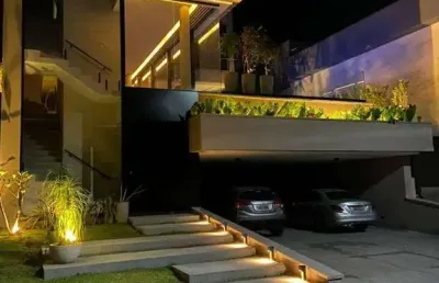 Casa com 4 dormitórios à venda, 424 m² por r$ 5.800.000,00 - tamboré - santana de parnaíba/sp