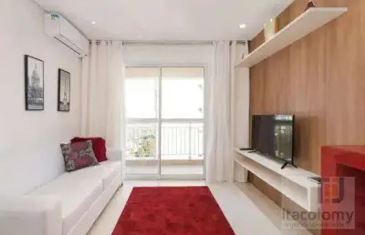 Apartamento com 1 dormitório para alugar, 50 m² por r$ 5.000,00/mês - empresarial 18 do forte - barueri/sp