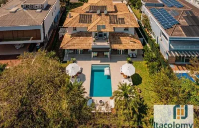Casa estilo mediterrâneo totalmente reformada e estuda proposta mobiliada - alphaville conde