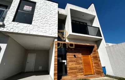 Casa em condomínio fechado com 3 quartos à venda na rua 25 de agosto, 698, boqueirão, curitiba por r$ 680.000