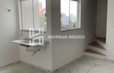 Aoartamento cobertura no bairro campestre/santa maria santo andré, bem na divisa de são caetano.
