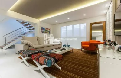 Cobertura triplex 03 dormitórios, 01 suite, 03 vagas área gourmet e piscina à venda na fundação!