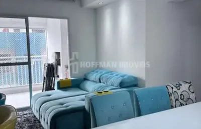 Apartamento com sacada gourmet 2 dormitórios 1 suite 2 vagas a venda no cerâmica são caetano do sul