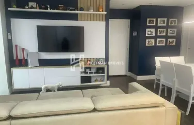 Apartamento à venda com varanda gourmet, 03 dormitórios e 03 vagas no bairro santo antônio