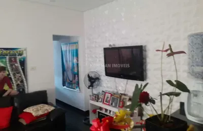 Casa à venda com vaga de garagem e salão comercial no bairro cerâmica em são caetano do sul