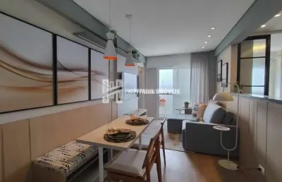 Apartamento 46,06m² com 01 dormitório, 01 vaga com sacada - santa paula - são caetano do sul
