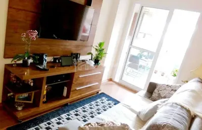 Apartamento com 3 dormitórios sendo 1 suíte 2 vagas e sacada grill a venda na vila valparaíso