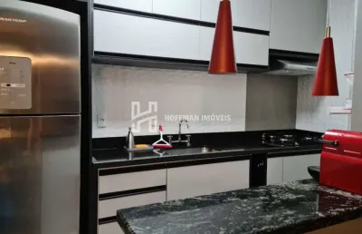 Apartamento com 02 dormitórios, 01 suíte, varanda gourmet com churrasqueira, 02 vagas à venda