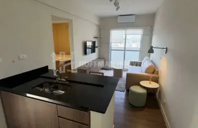 Apartamento conceito studio mobiliado com 43m² e dormitorio privativo no santa paula/barcelona!