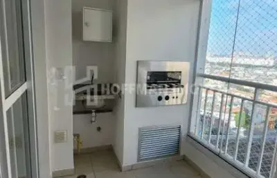 Apartamento com 2 dormitórios 1 suíte 1 vaga com sacada grill a venda no fundação em scs