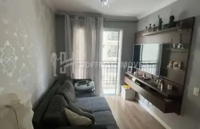 Apartamento com 02 dormitórios, 01 suíte, 01 vaga , lazer completo à venda no bairro campestre !