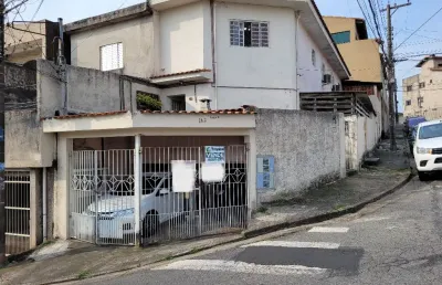 Sobrado de esquina divido em 3 casas à venda no parque marajoara, santo andré, sp
