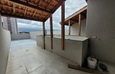 Cobertura nova à venda com 2 quartos e 2 wc's na vila américa