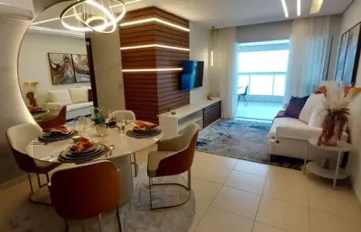 Apartamento para venda em praia grande, boqueirão, 4 dormitórios, 3 suítes, 4 banheiros, 2 vagas