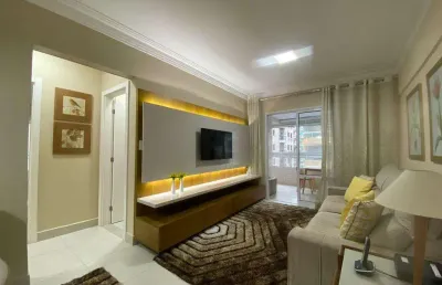 Apartamento para venda em praia grande, canto do forte, 3 dormitórios, 3 suítes, 1 banheiro, 2 vagas