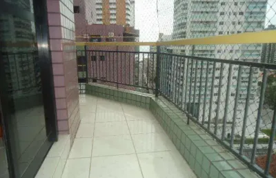 Cobertura para venda em praia grande, canto do forte, 3 dormitórios, 2 suítes, 4 banheiros, 2 vagas