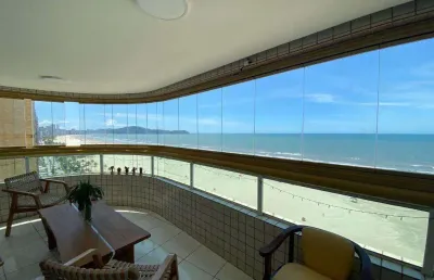 Apartamento para venda em praia grande, aviação, 3 dormitórios, 3 suítes, 4 banheiros, 2 vagas