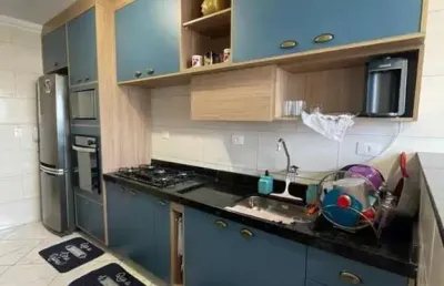 Apartamento para venda em praia grande, canto do forte, 2 dormitórios, 1 suíte, 2 banheiros, 1 vaga